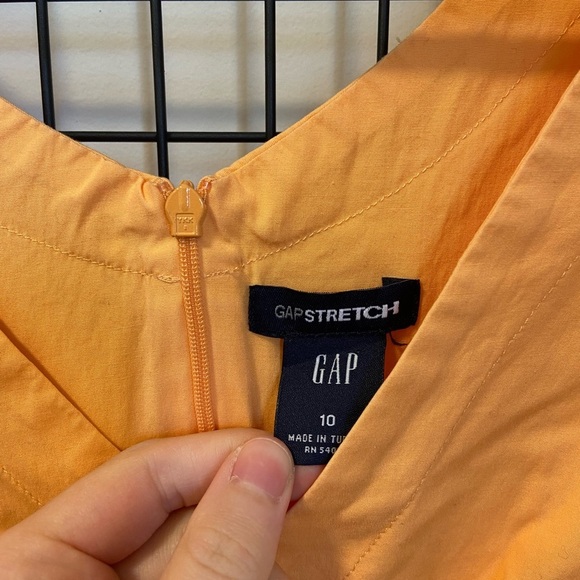 NWOT | GAP women’s orange sleeveless dress‎ — size 10 - Picture 2 of 6